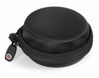 Picture of WGear Semi-Hard Lense Case for DSLR Camera Lens (Canon, Nikon, Sony, Pentax, Olympus, Panasonic,etc), Medium Size with Carabiner, lens cleaning wipe (Black Medium) (Black X-Small)