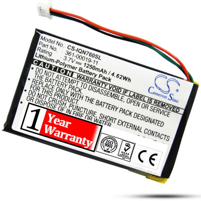 Picture of 361-00019-11 Battery Replacement for Garmin Nuvi 760 Nuvi 760T Nuvi 710 Nuvi 710T Nuvi 765 Nuvi 765T Nuvi 700 (3 Wires) Nuvi 3590 Nuvi 3590LMT Garmin 361-00019-11 361-00019-40 Battery