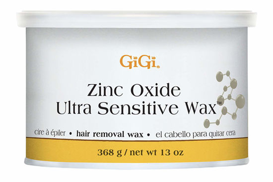 Picture of GiGi Zinc Oxide Ultra Sensitive Hair Removal Wax, Gentle and on Extra-Delicate Skin, 13 oz., 1-pc