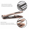 Picture of SZQHT Ultra Wide Jaw Opening Toenail Clippers Nail Clippers for Thick Nails Cutter for Ingrown Manicure Set,Pedicure Kit,Men & Women (Bronze)