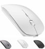 Picture of ZERU Bluetooth Mouse,Rechargeable Wireless Mouse for MacBook Pro,Bluetooth Wireless Mouse for MacBook Air Laptop PC Computer (White)