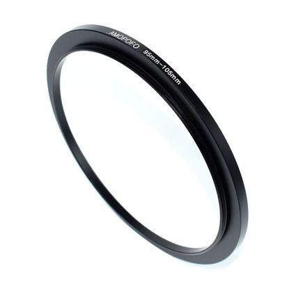 Picture of 95mm Lens to 105mm Camera Filter Ring,Compatible with All 95mm Camera Lens & 105mm UV,ND,CPL Lens Hood Accessories,Made of CNC Machined Aluminum(95-105mm)