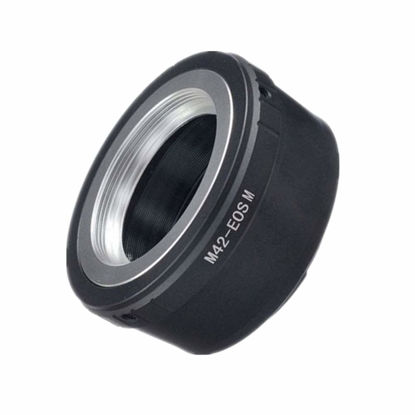 Picture of M42 to EF M Lens Adapter, M42 (42x1mm) Screw Mount Lens Compatible with EF M Mount Mirrorless Camera M1 M2 M3 M5 M6 M10 M50 M100