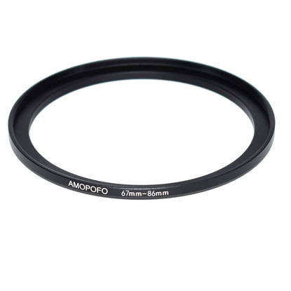 Picture of 67mm Lens to 86mm Camera Filter Ring,Compatible with All 67mm Camera Lens & 86mm UV,ND,CPL Lens Hood Accessories,Made of CNC Machined Aluminum(67-86mm)