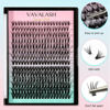 Picture of VAVALASH Individual Cluster Lashes 280 PCS DIY Eyelash Extension Light and Soft Faux Mink Slik Lash Clusters Easy Full Lash Extensions DIY at Home (30D+40D-C Curl-10-16mm Mix)