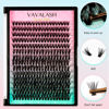 Picture of VAVALASH Individual Cluster Lashes 280 PCS DIY Eyelash Extension Light and Soft Faux Mink Slik Lash Clusters Easy Full Lash Extensions DIY at Home (40D-D Curl-14mm)