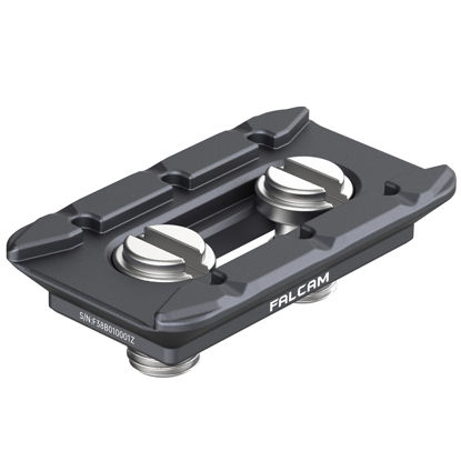 Picture of ULANZI FALCAM F22 Three-Position Quick Release Plate, Amera Mounting Adapter Convert 1/4" Thread to F22 QR System, Aluminum Anti-Deflection Camera Accessory Fits for Camera Cage & Handle (Plate Only)