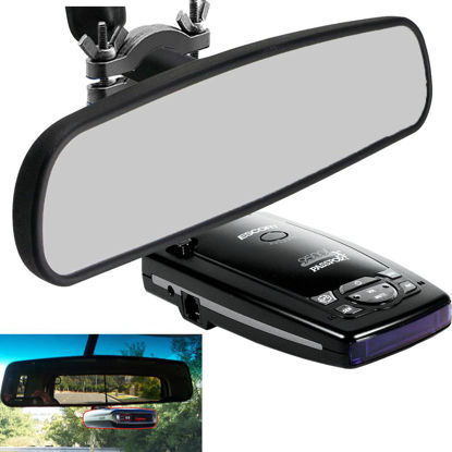 Picture of Rearview Mirror Mount for Escort Passport 9500ix 9500i 8500 X50 x70 x80 Solo S2 S3 S4 SC 55 s75 s75g Beltronics Vector 995 955 (Require 1" clear stem to install and only for radar Detector listed)