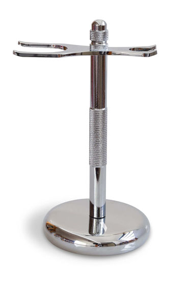 Picture of Bevel Safety Razor & Shaving Brush Display Stand with Non Slip Base, Dual Shave Stand Designed to Prevent Water Damage, Improve Hygiene and Protect Shaving Kit