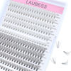 Picture of Lash Clusters 10D/20D Individual Lashes D Curl Cluster Lashes Mixed Length 240pcs Eyelash Clusters DIY Lash Extension Kit Cluster Eyelash Extensions (10D/20D-0.07D, 9-16mm)