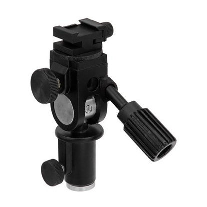 Picture of Fotodiox Ultra Heavy Duty - Swivel/Tilt Light Stand Head with Umbrella Holder and Cold Shoe Mount