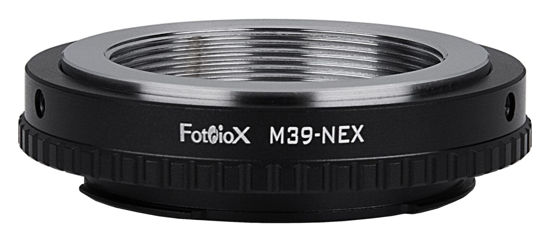 Picture of Fotodiox Lens Mount Adapter Compatible with M39 / L39 Russian and Leica Screw Mount Lenses to Sony E-Mount Cameras