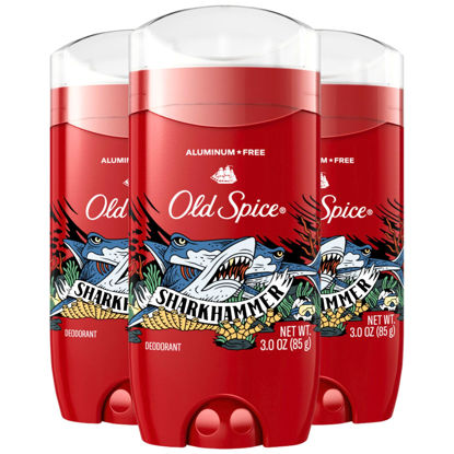 Picture of Old Spice Aluminum Free Deodorant for Men, Sharkhammer, 3oz (Pack of 3)