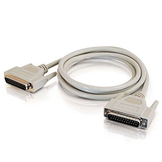 Picture of C2G 03040 DB25 M/M Serial RS232 Null Modem Cable, Beige (10 Feet, 3.04 Meters)