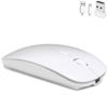 Picture of Bluetooth Mouse for iPad Pro iPad Air Rechargeable Bluetooth Wireless Mouse for MacBook pro MacBook Air Mac Laptop Chromebook Windows Notebook MacBook HP PC DELL (White)