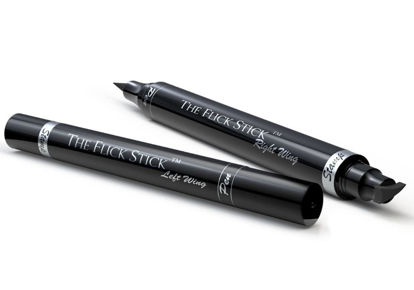 Picture of The Flick Stick Winged Eyeliner Stamp by Lovoir, Waterproof Make Up, Smudgeproof, Long Lasting Liquid Eye liner Pen, Vamp Style Wing, 2 Wingliner Pens (12mm Vintage, Midnight Black)