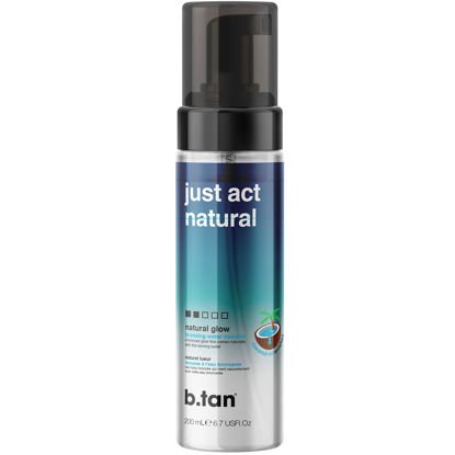 Picture of b.tan Self Tan Bronzing Water - Just Act Natural - Enriched With Coconut Water & Vitamin E, 6.7 Fl oz