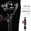 Picture of Lanxire Mini Magic Arm Multi-Function Double Ball Head with Cold Shoe Mount and 1/4’’-20 Screw for Monitor, LED Light, Microphone, Max Load up to 2kg/4.4lb - 2 Pieces