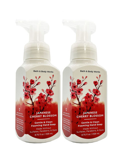 Picture of Bath & Body Works, Gentle Foaming Hand Soap. Japanese Cherry Blossom (2-Pack)