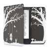 Picture of kwmobile Case Compatible with Kobo Clara HD - Case PU e-Reader Cover - Girl Tree Swing White/Black