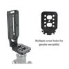 Picture of BEXIN DSLR Camera L-Bracket Quick Release Plate Vertical Horizontal Switching Tripod Head Compatible with DSLR Camera Stabilizer Tripod Monopod Ronin Zhiyun Canon Nikon Sony DJI Osmo