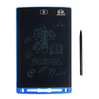 Picture of LCD Writing Tablet Writing pad writing board writing tablet for Kids Drawing Board Doodle Pad 8.5inch Kids tablet Kids pad Kids doodle pad eWriter Fridge Magnet Notepad Children's day Gift(Blue)