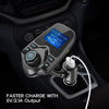 Picture of Bluetooth Wireless FM Transmitter Radio Adapter Audio Receiver Stereo Music Tuner Modulator Car Kit with USB Charger, Hands Free Calling