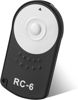 Picture of RC-6 Camera Remote Shutter Release for Canon ESO 77D 5DSR 760D 70D 80D 6D2 5D3 5D4 (1pc Black)