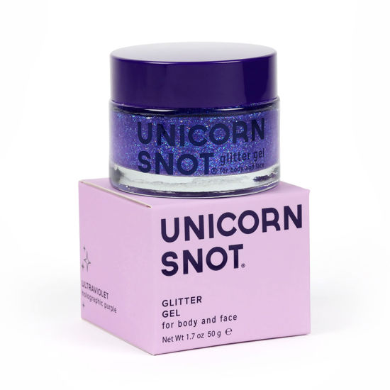 Picture of Unicorn Snot Holographic Body Glitter Gel for Body, Face, Hair - Vegan & Cruelty Free - 1.7 oz (Ultraviolet)