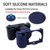 Picture of Easy Hood Sony ZV-E10 Camera Case Protects Camera from Scratches and Friction with its Soft Silicone Material(Blue)