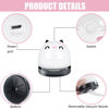 Picture of YUNYILAN Mini Desktop Vacuum Cleaner, Portable USB Vacuum Cleaner for Desk Mini Cute Cartoon Desktop Vacuum for Cleaning Eraser Crumbs, Dust, Crumbs, Computer, Keyboard and Car (White)