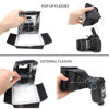 Picture of ENHANCE Camera Light Diffuser Softbox for Pop Up and External Speedlites with Foldable, Universal Design, Compatible with Neewer, Altura, Youngnuo, Canon, Nikon, and More Speedlite Flashes