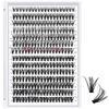 Picture of 280 Pcs Individual Lashes, Lash Clusters 12-14-16-18 Mixed Cluster Lashes that Look Like Eyelash Extensions 30D+40D Mixed DIY Lash Extension Self Application At Home (30D+40D-D-12-18mix)