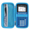 Picture of Khanka Hard Travel Case Replacement for Texas Instruments TI-83 Plus/TI-84 Plus/TI-84 Plus CE Color Graphing Calculator, Case Only (Bionic Blue)