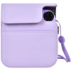 Picture of SAIKA Protective & Portable Case Compatible with Fujifilm for Instax Mini 12 Instant Camera with Accessories Pocket and Adjustable Strap-Purple