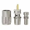 Picture of PL 259 Connectors, 5-Pack PL-259 UHF Male Solder Connector Plug with Reducer, Teflon Material 50ohm for RG59, RG8, RG8x, LMR-400, RG-213 Coaxial Cable Compatiable with Ham Radio Antenna