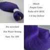 Picture of Pre stretched Braiding Hair 16inch Purple Braiding Hair Pre stretched By Leticia Packs of 6