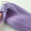 Picture of Light Purple Braiding Hair Pre Stretched Kanekalon Prestretched Braiding Hair 16inch Packs of 6