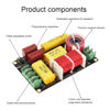 Picture of DriSentri 2 Way Crossover for Speaker, 250W 4-12 Ohm 2 Way High-Low Frequency Divider for Speaker, HiFi Speaker Crossover
