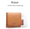 Picture of Kase 3 Pocket PU Leather Foldable Camera Circular Lens Filter Wallet Carry Case Bag Pouch for 25mm-82mm Round Filters