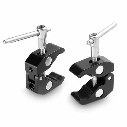 Picture of SMALLRIG Super Clamp(2 Pack) Magic Arm Clamp for DJI Ronin, Camera Monitor, LED Light 2058