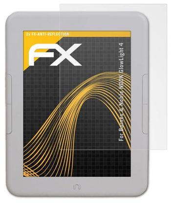 Picture of atFoliX Screen Protector Compatible with Barnes & Noble Nook GlowLight 4 Screen Protection Film, Anti-Reflective and Shock-Absorbing FX Protector Film (2X)