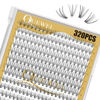 Picture of QUEWEL Lash Clusters 320Pcs Cluster Lashes 10D+20D D Curl Lash Clusters Mix9-16mm Individual Eyelashes Clusters Wispy DIY Eyelash Extension Thin Band Soft to Use at Home (10D+20D D Mix9-16)