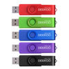 Picture of DEEKOO Flash Drive 16GB Thumb Drives Memory Sticks Jump Drive 5Pack 16GB USB 2.0 Flash Drives Mixed Colors: Black Red Blue Purple Green