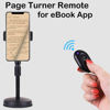 Picture of Bluetooth Remote & Page Turner Control - Can Also Use to Scroll Videos for Tiktok and Control to Play/Pause The Video - It Can Work with Most Cellphones/Tablets (Andriod 8.0+ and iOS 6.0+)