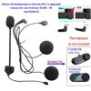 Picture of FreedConn 5 Pin Interchangeable Hard Mic and Soft Mic Speakers T-MAX, New VersionTCOM-SC T-COMVB Helmet Communication System [5-Pin Headphone Micro USB Interface]