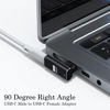 Picture of AuviPal 140W Magnetic 90 Degree Right Angle USB C Adapter with 3 Magnetic Connectors Tips Heads for MacBook, Switch, Notebook, Tablets & Phones and More Type C Devices