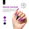 Picture of Beetles Neon Gel Nail Polish Set, 6 Colors Glitter Purple Pink Black Shimmer Electric Carnival Nail Gel Polish Soak Off Uv Led Gel Polish Swirl Thread Effect DIY Manicure Art