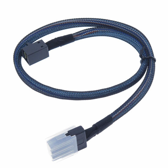 Picture of EDIMS Internal Mini SAS 4i SFF-8087 to Mini SAS High Density HD SFF-8643 Cable for Internal Hosts and Devices,3.3FT