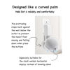 Picture of ZUOLACO Wall Mount Holder for Dot 4th/5th Generation, Outlet Hanger for Dot 4th/5th Gen, Smart Speaker Stand, Space-Saving Accessories, Built-in Cable Management Shelf, White…